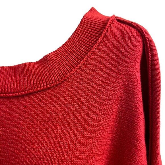 J. Jill Raspberry Cotton Blend Crewneck Sweater Size XL - Picture 5 of 12